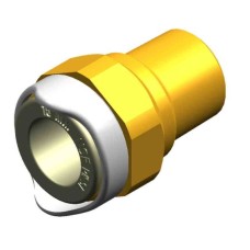 Whale Adapter 1/2" NPT Male 15mm Brass - OEM Whale Adapter 1/2" NPT Male 15mm Brass - OEM