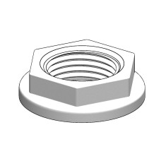 TruDesign Back Nuts For Skin Fittings White