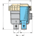 Vetus cooling water strainer