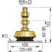 VETUS flexible engine mounting type KSTEUN80V