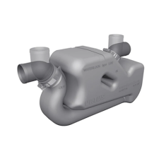 VETUS waterlock for long exhaust systems, type LSS, 40mm