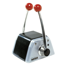 Vetus twin lever remote control, top mounting, type RCTOPTB