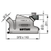 VETUS waterlock type LP50, rotating inlet, 50mm