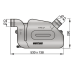 Vetus Waterlock LP90 Fixed Inlet
